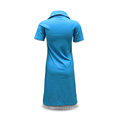 Shenzhen Wholesale Cotton Blue Polo Shirt Dresses for Women